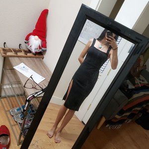 **SOLD** Little Black Dress (w/ slit)